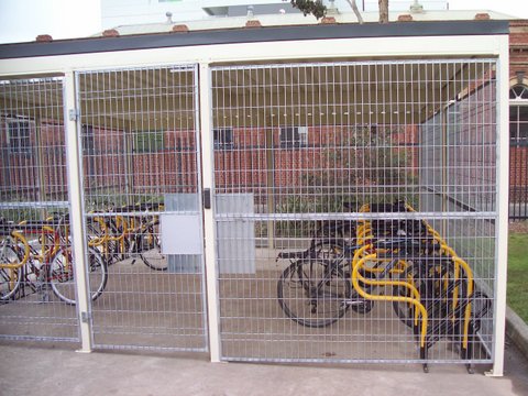 Horizontal Storage 16 Bike Cage