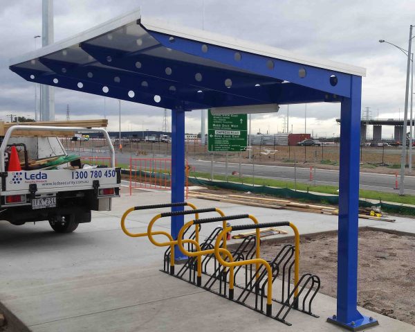 Single Sided Access 8 Bike Shelter - Type 1