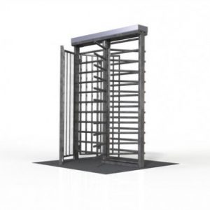 Knockdown full height bar turnstile